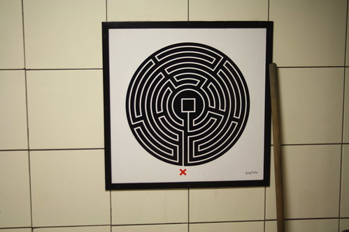 Art on the Underground Labyrinth 210 Highgate close up