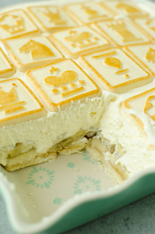Banana Pudding - classic banana pudding made with buttery Chessmen cookies. Layers of cookies, banana, and creamy vanilla pudding!