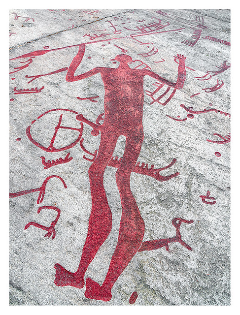 Bronze Age rock art at Litsleby, Tanum, Sweden