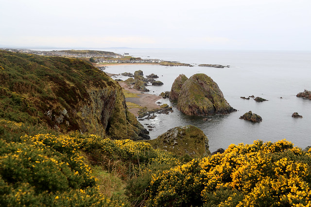 The coast between Findochty and Portknockie