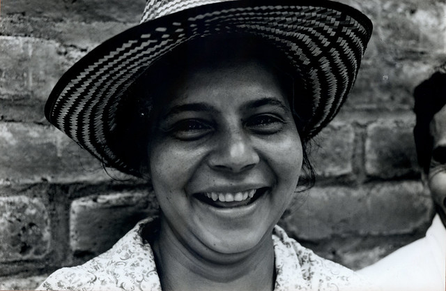 Portrait of a woman, El Salvador, 1975.
