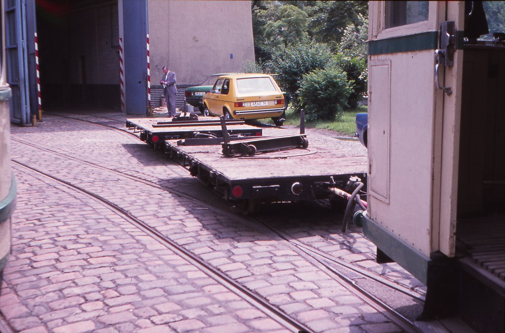 Augsburg 003 Gleistransporter Arbeitswagen