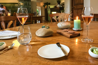 Restaurant Traube, Groß aus der Küche, Pinot Rosé Reserve von Trautwein, Bahlingen am Kaiserstuhl