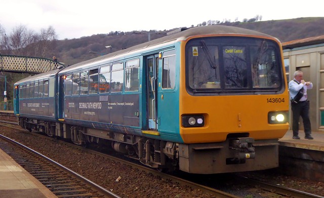 143604 to Cardiff Central at Treforest