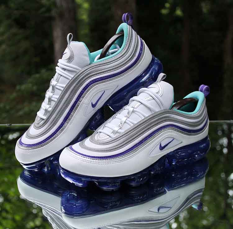 Nike Air VaporMax Size 11.5 White Aqua Purple AJ7… | Flickr