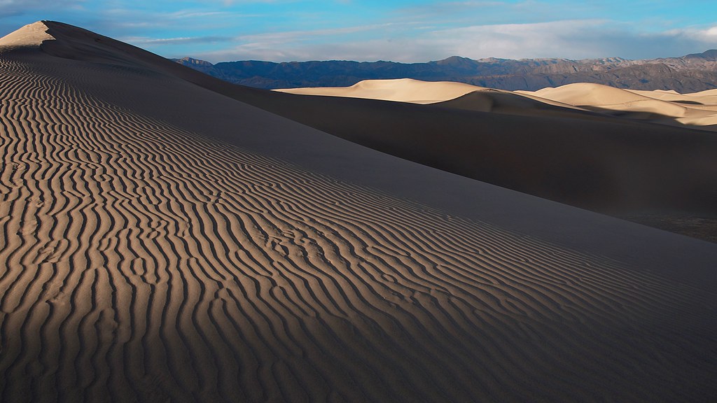 Death Valley Morning Dunes 013016