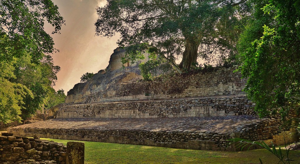 MEXICO, Becán , archäologische Stätte und vormaliges Zentrum der Maya der präklassischen Periode,   19817/12750