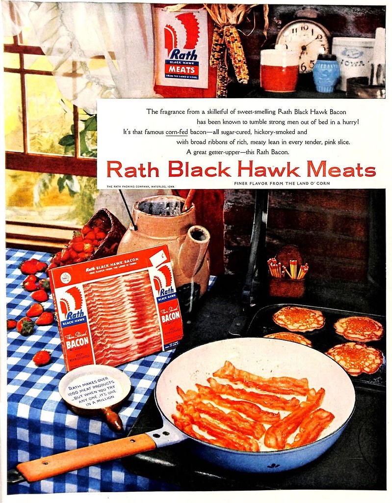 Rath Black Hawk Meats 1956