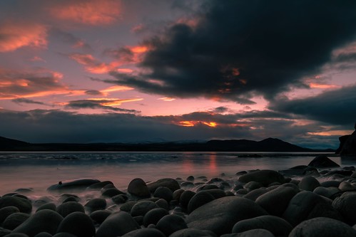 redsky sea dornochbridge dornochfirth sunset nx3000 scenic scotland landscape