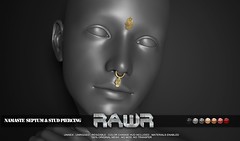 RAWR! Namaste Septum and Stud Piercing PIC