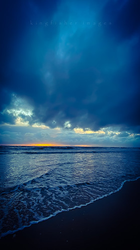 photoshopexpress sea iphoneography iphone holland katwijk water orange blue clouds sky sunset beach singmetosleep kingfisherimages