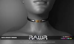 RAWR! Lock and Key Choker PIC
