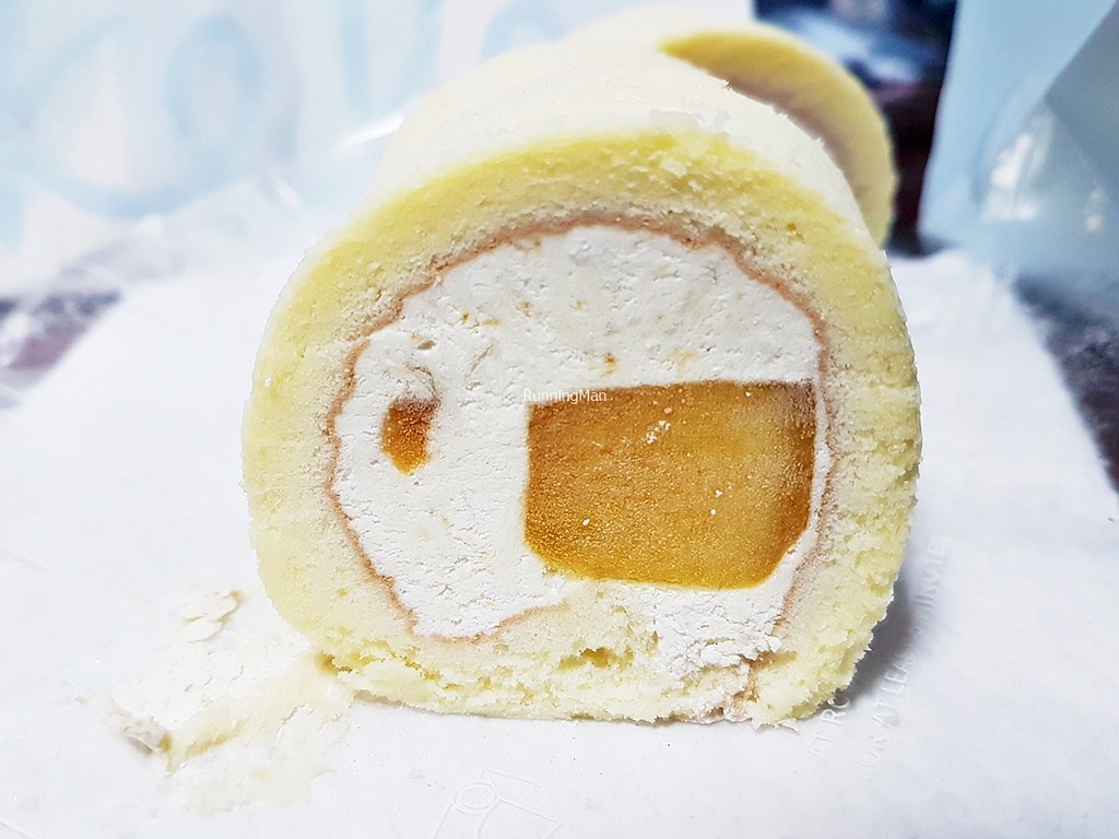 Mango Cream Cheese Roll Cake