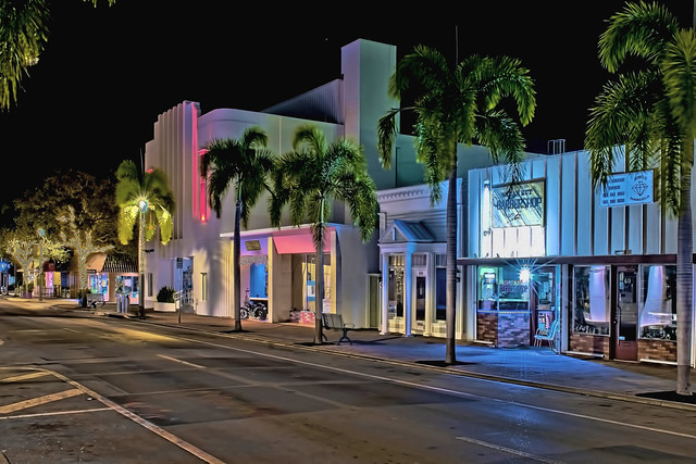 Robert M. Montgomery Jr. Building, 601 Lake Avenue, Lake Worth Beach, Florida, USA / Built: 1940 / Square footage: 11,000 / Floors: 3 / Architect: Roy A. Benjamin / Architectural Style: Art Deco/Streamline Moderne