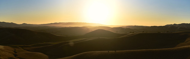 The Great California Rolling Green (Sunset Remix) Panorama