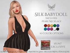 [Ari-Pari] Silk Babydoll