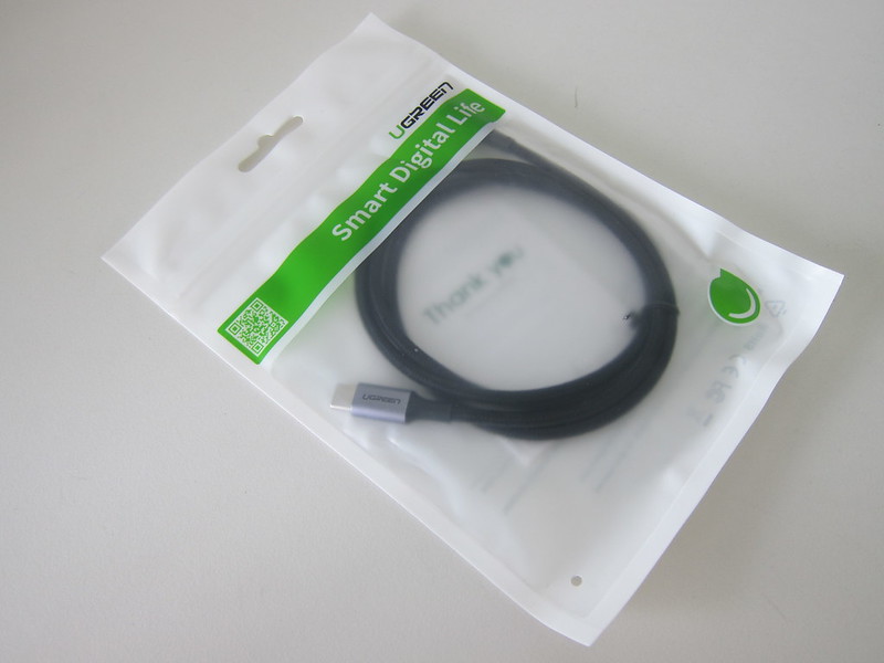 Ugreen Braided USB-C to USB-C Cable (100W) - Packaging
