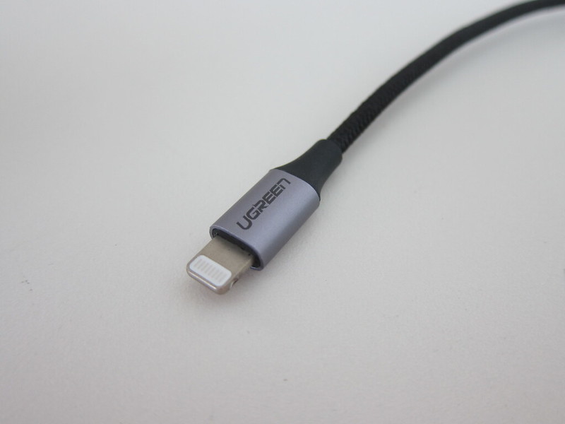 Ugreen Braided USB-C to Lightning Cable - Lightning End