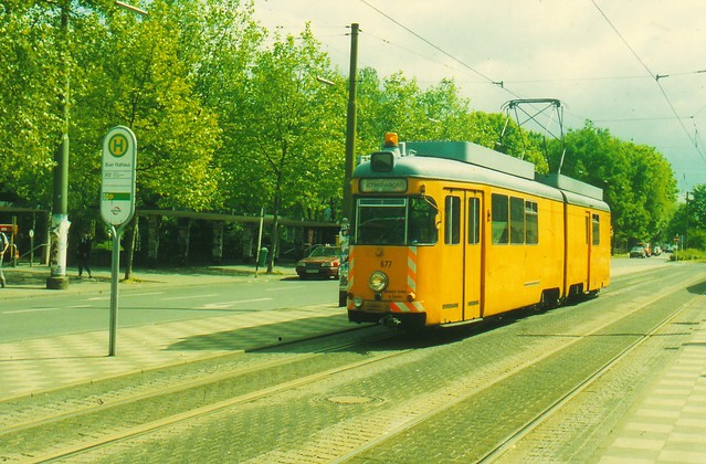 Bochum 004 677 Arbeitswagen Gelsenkirchen Buer Rathaus 21.05.1998