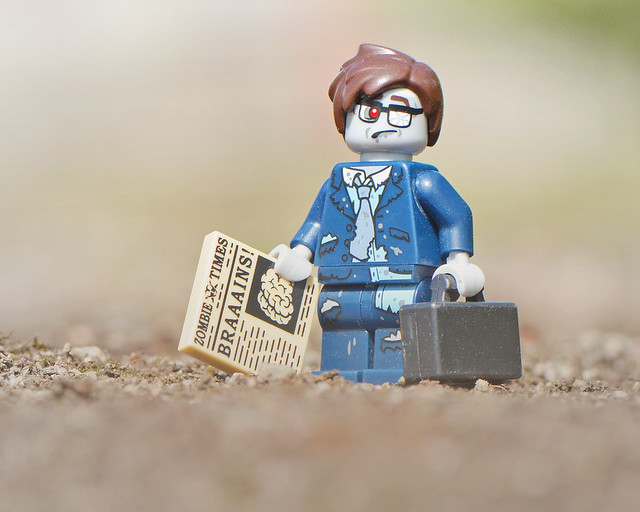 LEGO Zombie Businessman