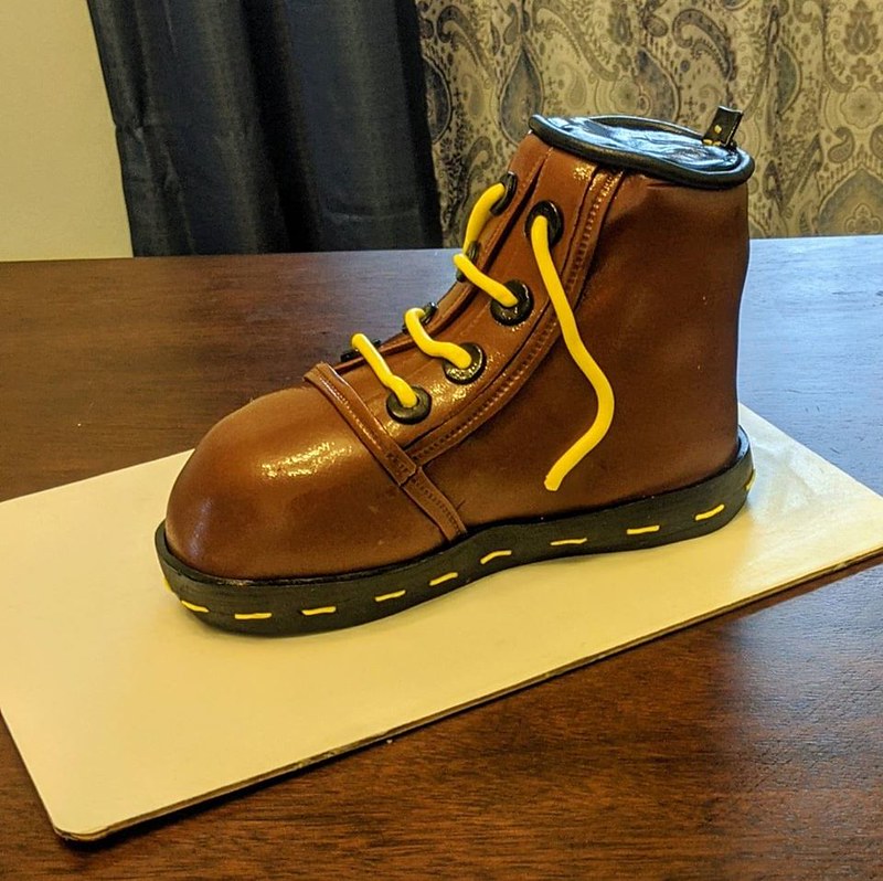 Shoe Cake by Custom Cakes and More