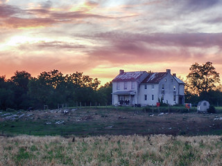 Scotland Farmstead Sunset