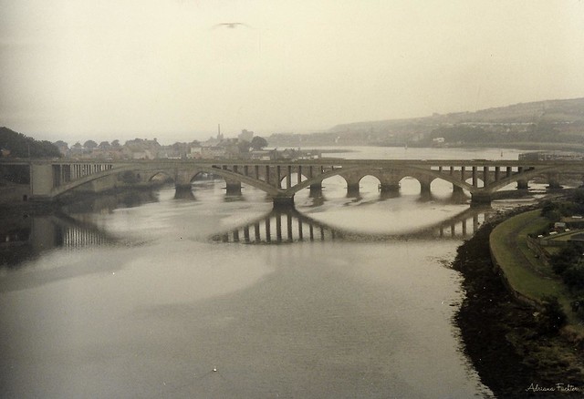 af8907_1011 Tweedmouth in 1989 - Royal Tweed Bridge - Berwick Bridge - Inglaterra