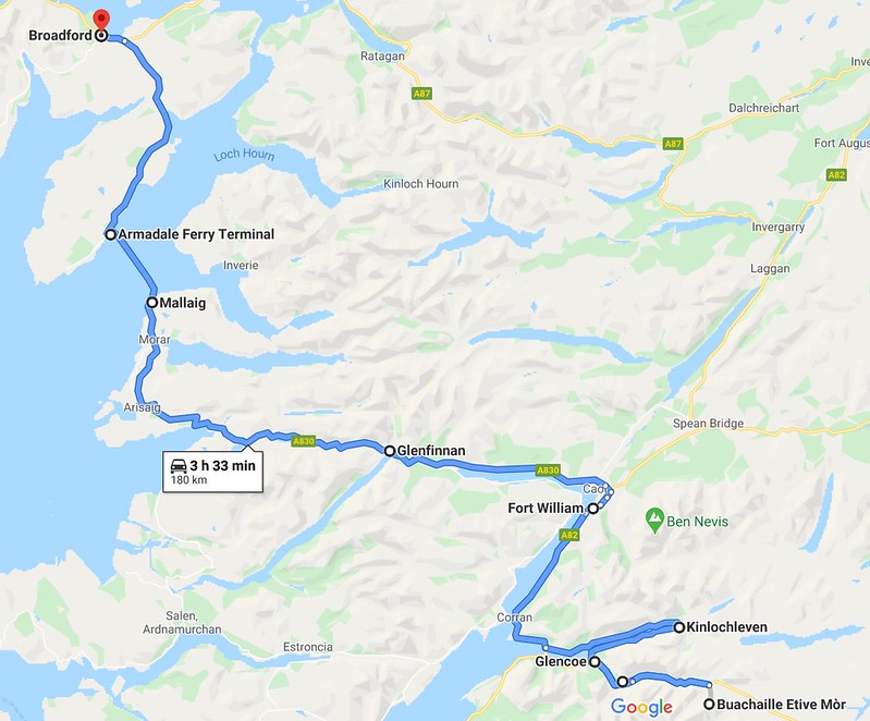 Día 4. Valle de Glencoe - Kinlochleven – Fort William - Glenfinnan -Ferry a Skye - Escocia en agosto 2019: 10 días por Mull, Skye, Highlands y Edimburgo (1)