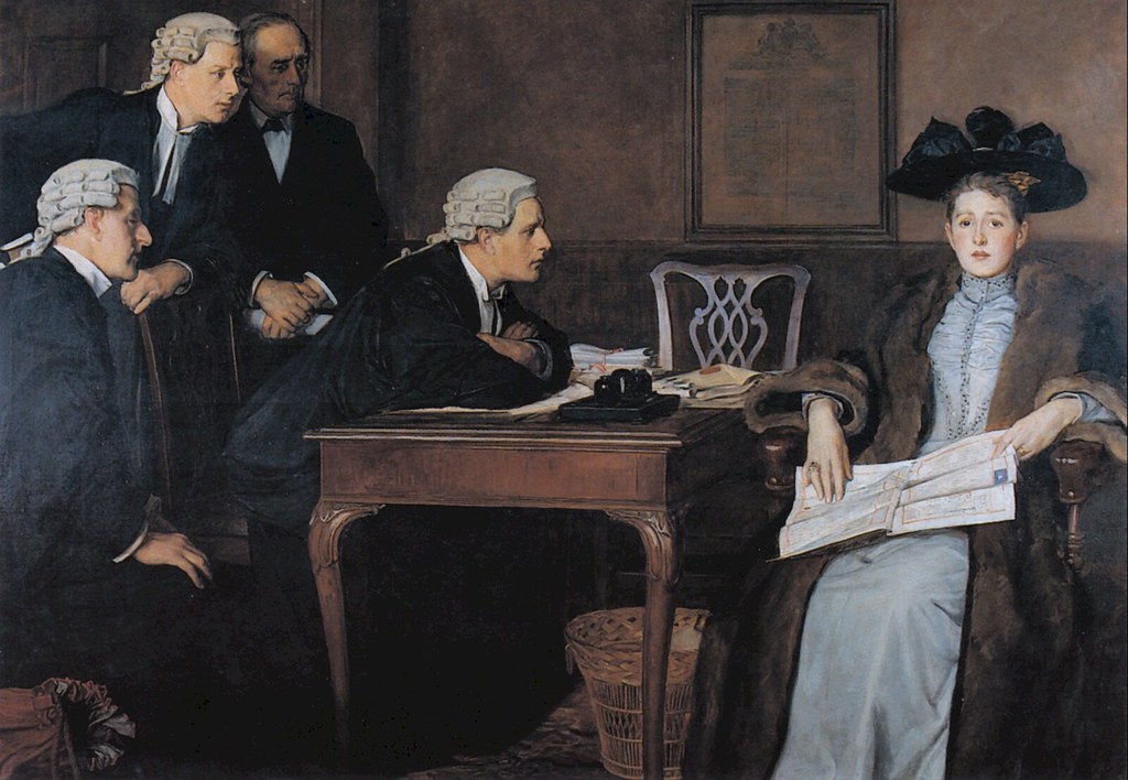 William Frederick Yeames - Defendant and Counsel [1895]