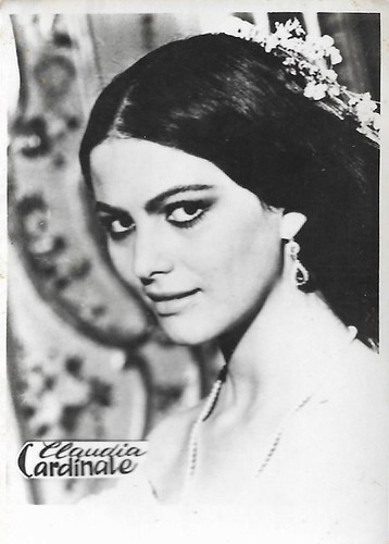 Claudia Cardinale in Il Gattopardo, Romanian minicard