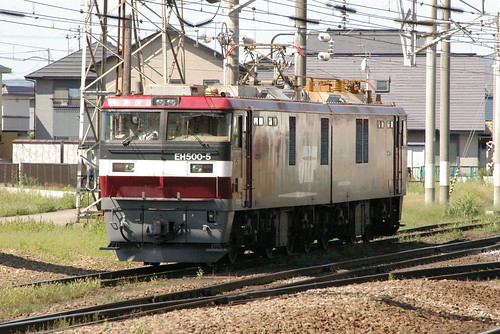 JRF EH500 series(2nd ver) in Mutsu-Ichikawa.Sta, Hachinohe, Aomori, Japan / Sep 4, 2008