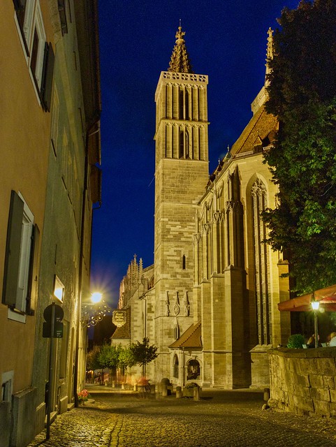 St. Jakobskirche zur blauen Stunden