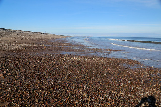 The beach at Kingston on Spey