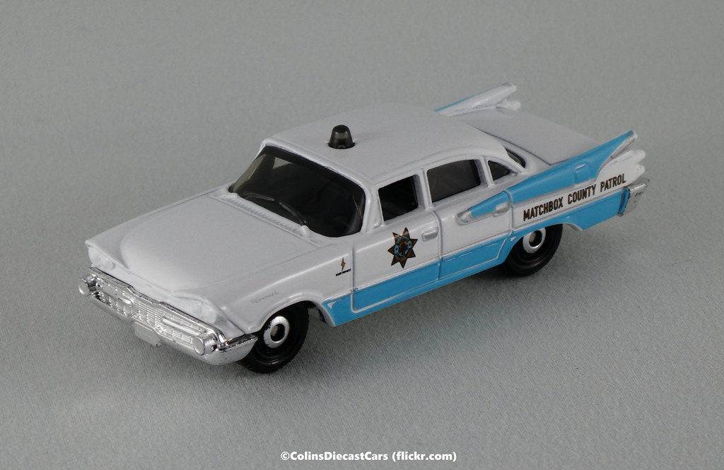 $10.99 Shipped MATCHBOX /'59 DODGE CORONET POLICE CAR MBX COUNTRYSIDE X3
