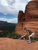 endangered tourist being saved by sister in sedona, june 2015