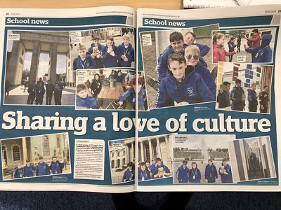 Lockerbie Primary school newspaper clipping