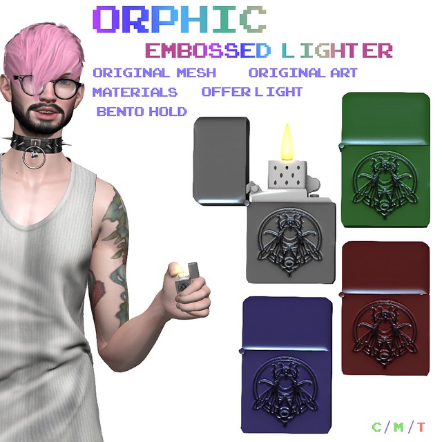 Orphic Embossed Lighter - New for FLF