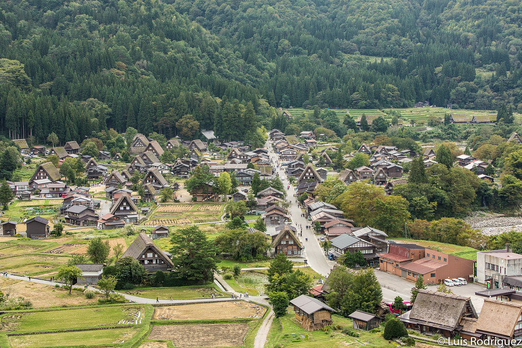 Shirakawago, vista desde el mirador