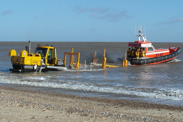 Launching at Caister