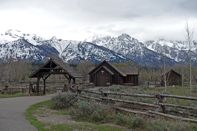 The Episcopal Chapel of the Transfiguration in Grand Teton NP, WY