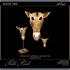 Lilith's Den -  Pucks Prank - Donkey Mask Set