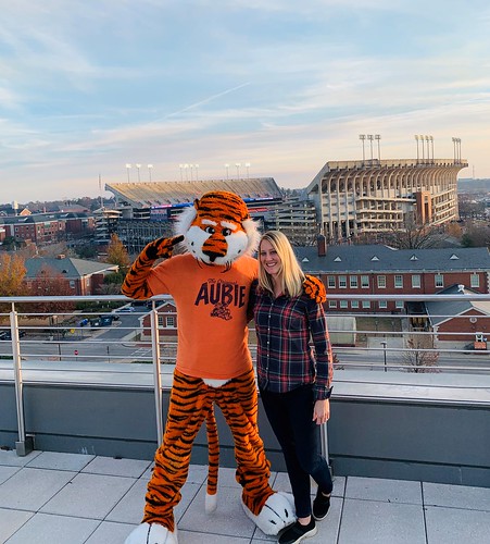 Meghan Alonso with Aubie.
