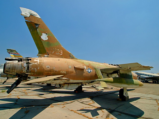 F-105D, 59-1759 looking good for preservation at Chino, CA.