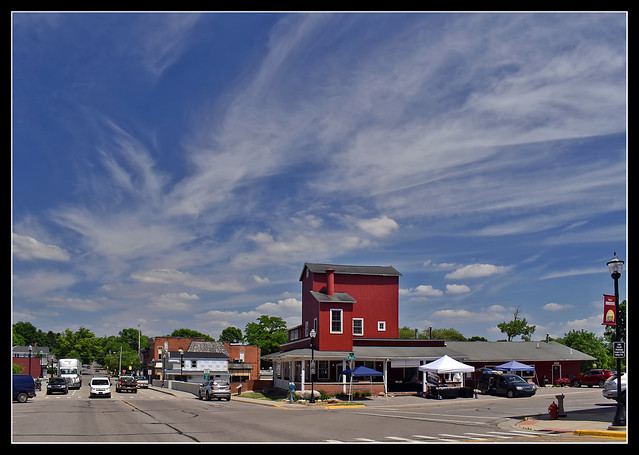Summer Skies Over the Manchester Red Mill