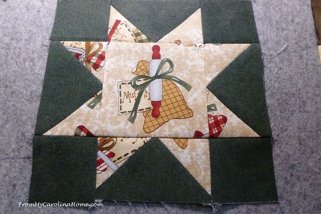 Vintage Christmas Quilt Along at FromMyCarolinaHome.com