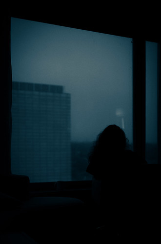 window view blackandwhite silhouette