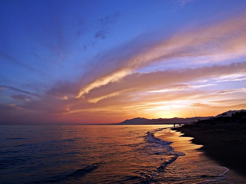 andalucia atardecer marbella málaga mar mediterráneo costadelsol cielo españa spain sunset sol
