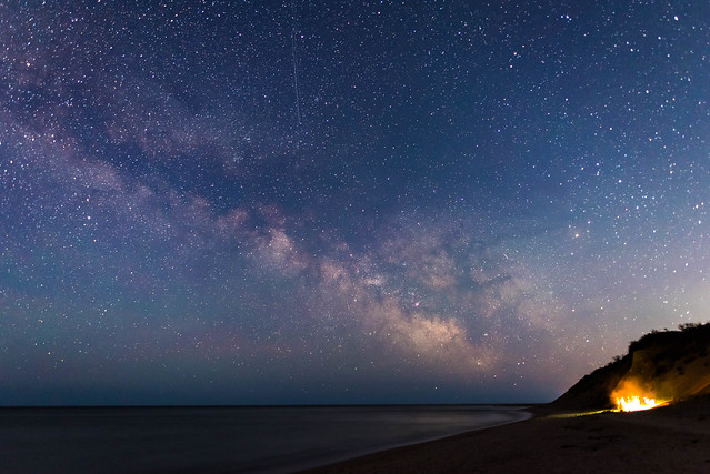 Milky Way From Newcomb Hollow Beach, Wellfleet Ma
