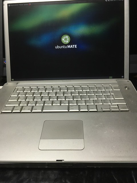 Ubuntu16.04 into PowerBook G4 1.67GHz