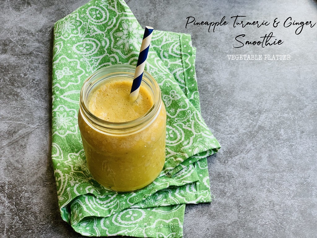 Pineapple Ginger & Turmeric Smoothie